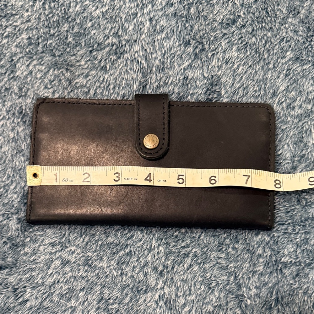 Portland Leather Goods Black Wallet - Picture 5 of 6